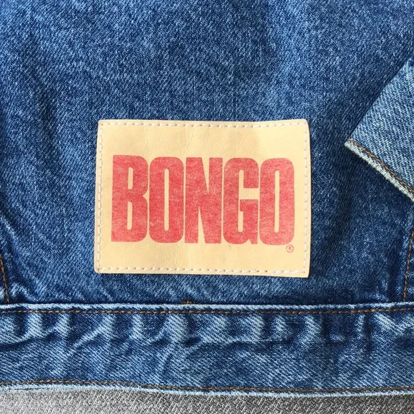 Like new! - Vintage BONGO 100% Cotton Denim Jean Jacket - Made in the USA - Picture 4 of 10